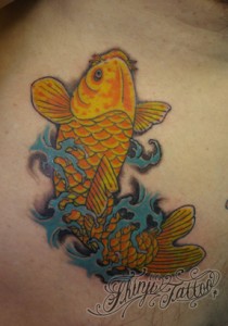 Shinji Tattoo 鯉のタトゥー画像 6