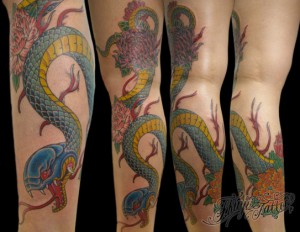 Shinji Tattoo 蛇のタトゥー画像 6